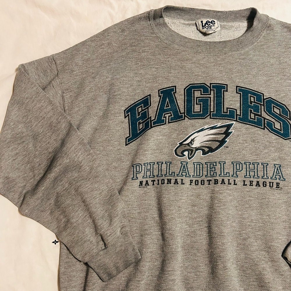 VINTAGE Nutmeg Mills Lee PHILADELPHIA EAGLES Sweatshirt